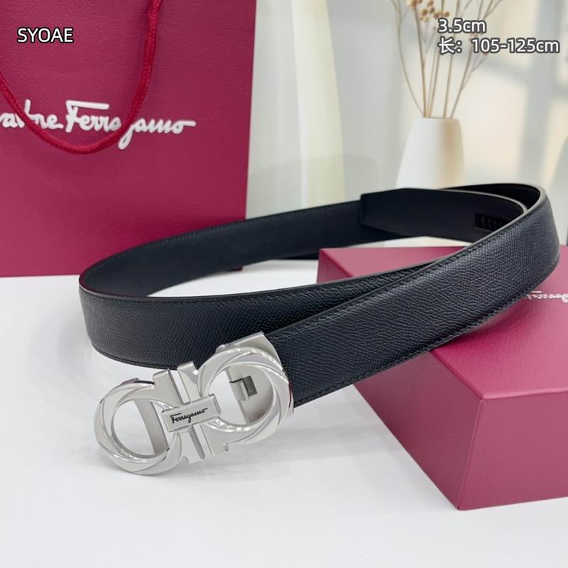 Ferragamo belt 35mm（自动扣）X105-125cm 8L224
